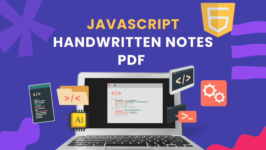 JavaScript Handwritten Notes PDF